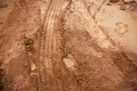 tire trackの写真素材