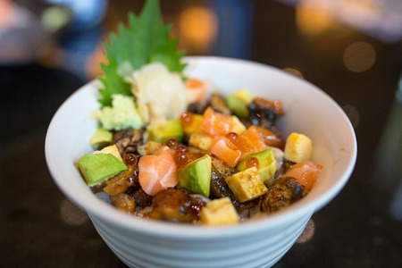 Mini Chirashi Donの写真素材