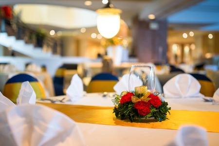 The dining table