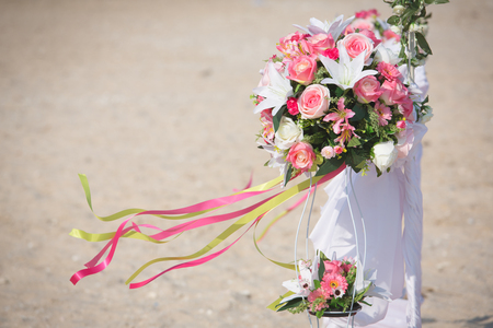 Wedding on the beach .の写真素材
