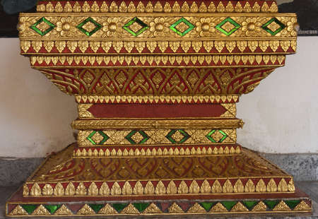 Base for the statue  Wat Phra That Doi Suthep  Chiang Mai Province の写真素材