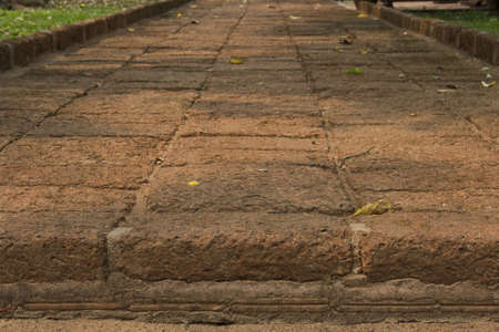 Path made of laterite の写真素材