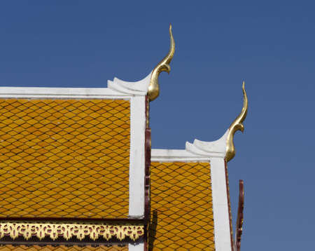 Roof of the temple の写真素材