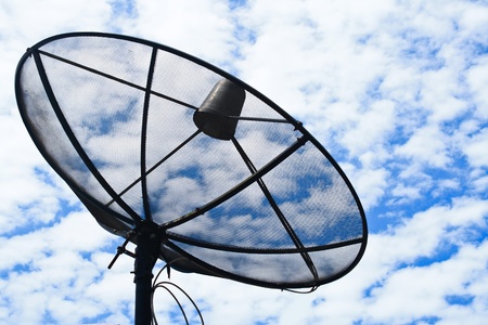 Satellite is a device that is very important  It can make people get news from around the world の写真素材