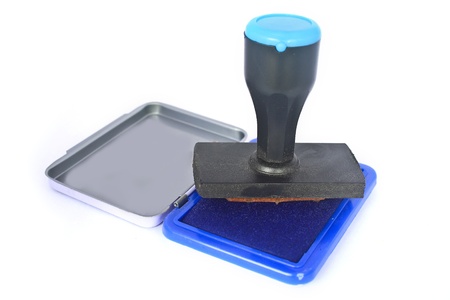 Black rubber stamp の写真素材