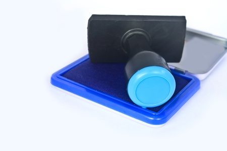 Black rubber stamp の写真素材