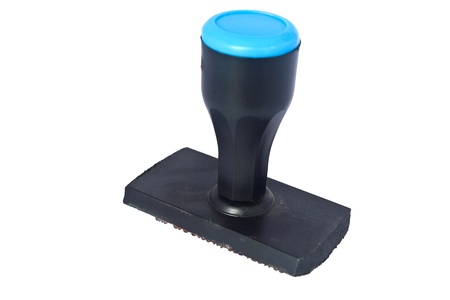 Black rubber stamp の写真素材