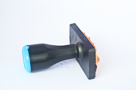 Black rubber stamp の写真素材