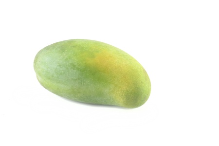 Close up mango fruit on white background  Mango fruit の写真素材
