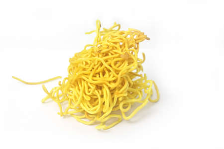 Fried noodle on bowl の写真素材