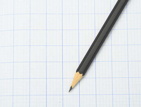 Pencil on notebook の写真素材