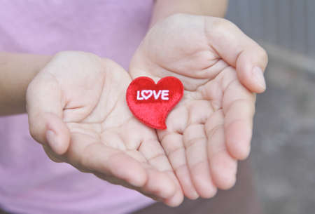 Valentines day with heart.の写真素材