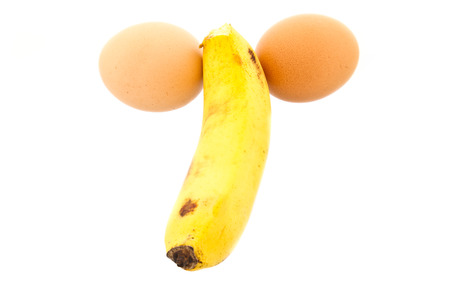 Banana and Eggs.の写真素材