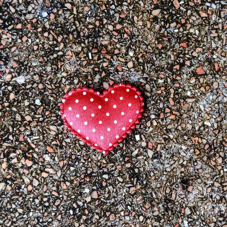 Valentines Day background with hearts.の写真素材
