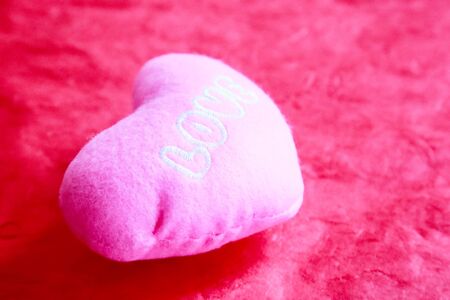 Valentines Day background with hearts.の写真素材