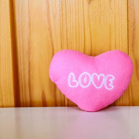 Valentines Day background with hearts.
