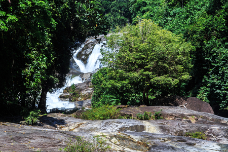 Water falls in southern Thailand.の写真素材
