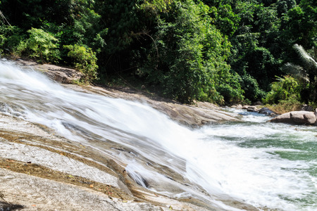 Water falls in southern Thailand.の写真素材