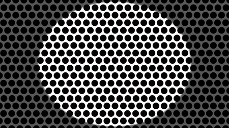Black and white halftone circle pattern. Vector illustration for your design.の写真素材