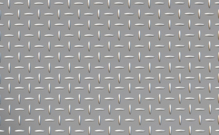 Seamless metal diamond plate texture. Seamless metal diamond plate background.の写真素材