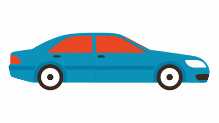 car sideview isolated icon vector illustration graphic design vector illustration graphic designのイラスト素材