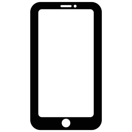 Smartphone wireless communication isolated illustration on white backgroundのイラスト素材