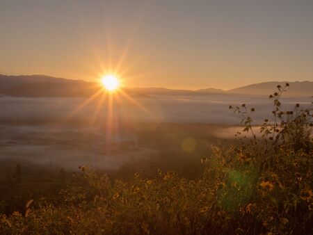 sun rising