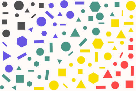 Abstract colorful geometry pattern.