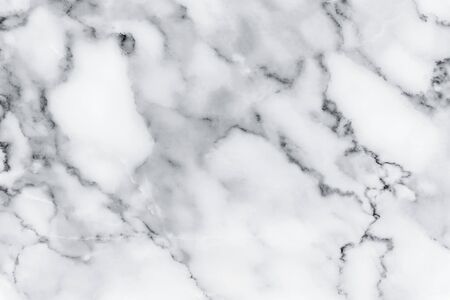 White marble texture with natural pattern for background, design or artworkの写真素材