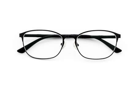 Glasses isolated on a white background, File contains with clipping path.の写真素材