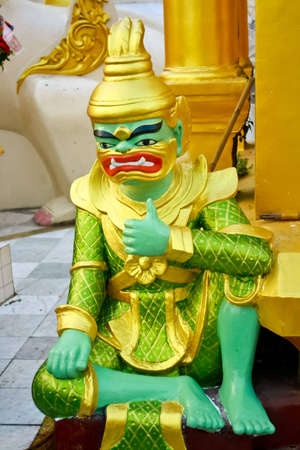 art  sculpture green orcの写真素材