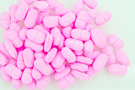 pink medicine の写真素材
