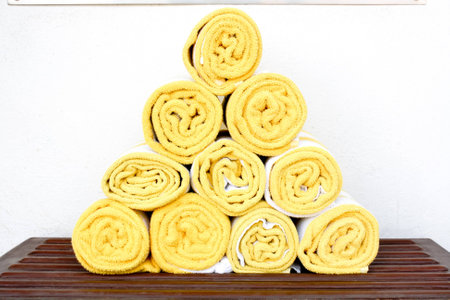 group of towelの写真素材