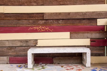 color of wood wall の写真素材