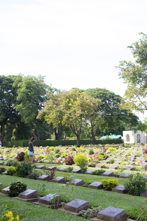 War Memorial Ceremonies Thailandの写真素材