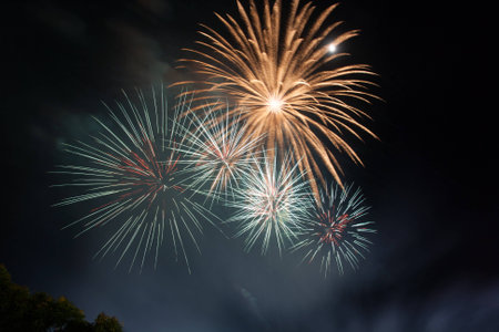 firework celebrationの写真素材