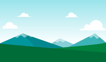 mountain landscape wallpaperのイラスト素材