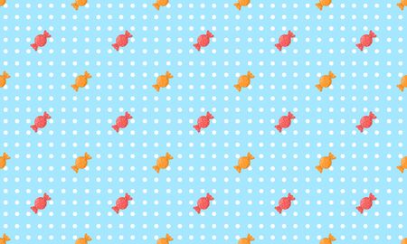 sweet candy seamless vector background