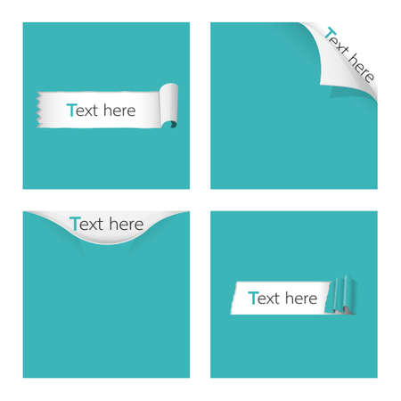 torn and ripped paper for text vector illustrationのイラスト素材