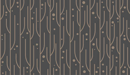 seamless retro branch vector background