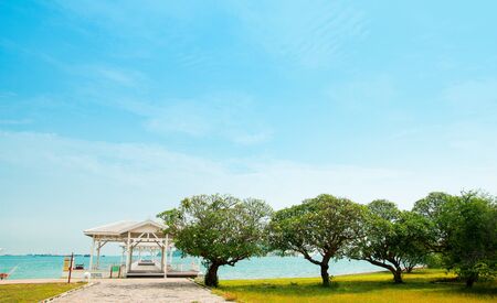 Blue sea, natural beautyの写真素材