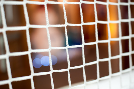 White mesh, for blocking something.の写真素材