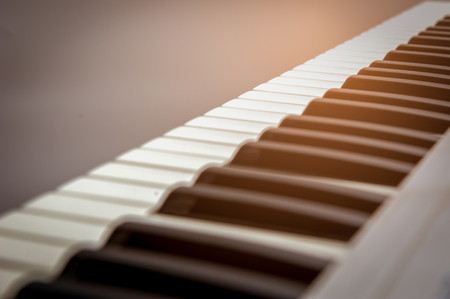 Beautiful keyboard  music For professionals.の写真素材