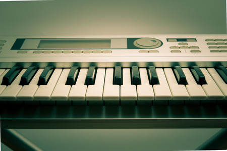 Beautiful keyboard  music For professionals.の写真素材