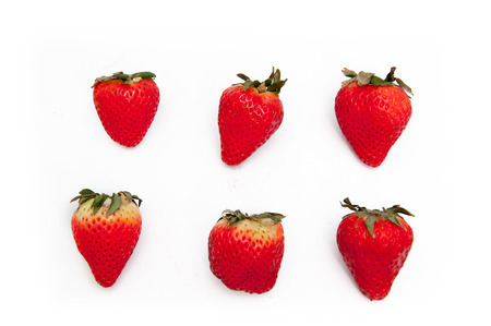 Strawberries, fresh red fruits are beneficial to the body.の写真素材