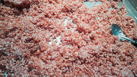 Chopped pork sold in the market.の写真素材