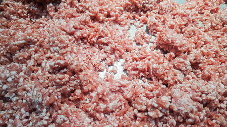 Chopped pork sold in the market.の写真素材