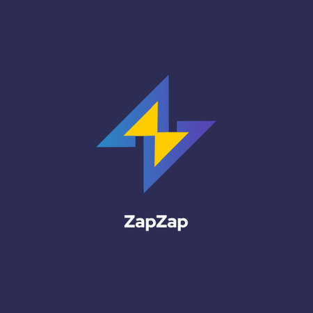 ZapZap - Zap, lighting, electricity, energy or thunder logo design concepts templateのイラスト素材