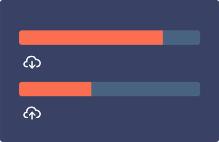 Loading bar, progress bar, vector illustration