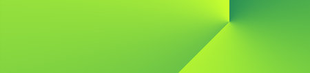 Abstract green horizontal banner background. Minimal copy space area. Suitable for advertising or...